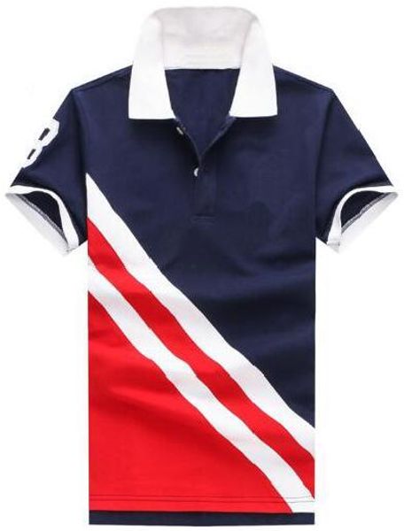 camisa polo rayas azules