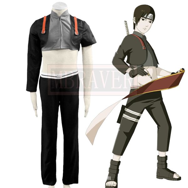 

naruto sai halloween uniform cosplay costume customize any size, Black