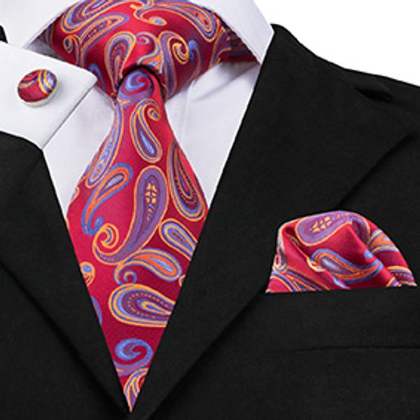 

мужчины пейсли мода бизнес шеи галстуки набор шелковый галстук высокое качество цветочные классический длина галстук набор, Black;blue