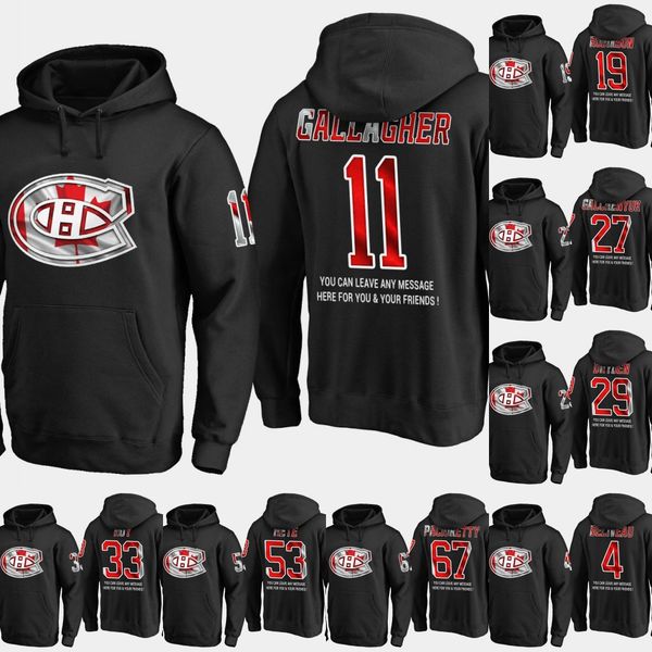 

Mens Montreal Canadiens USA Flag Hoodie 27 Karl Alzner 37 Antti Niemi 40 Joel Armia 41 Paul Byron Hockey Sweatershirt Jerseys Black S-XXXL