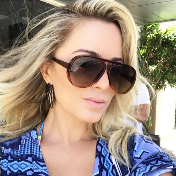 

huituo european and american stars new sunglasses big fashion eyeglasses cool wild quality fashion literary retro spectacles, Silver