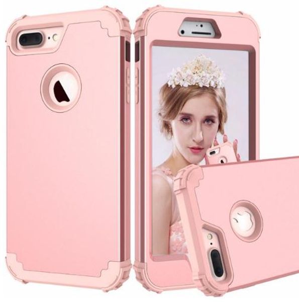 

shockproof phone cases for iphone 6 6s 7 8 plus,pc+tpu 3-layers hybrid full-body protect case for iphone 7 iphone x anti-knock phone shell