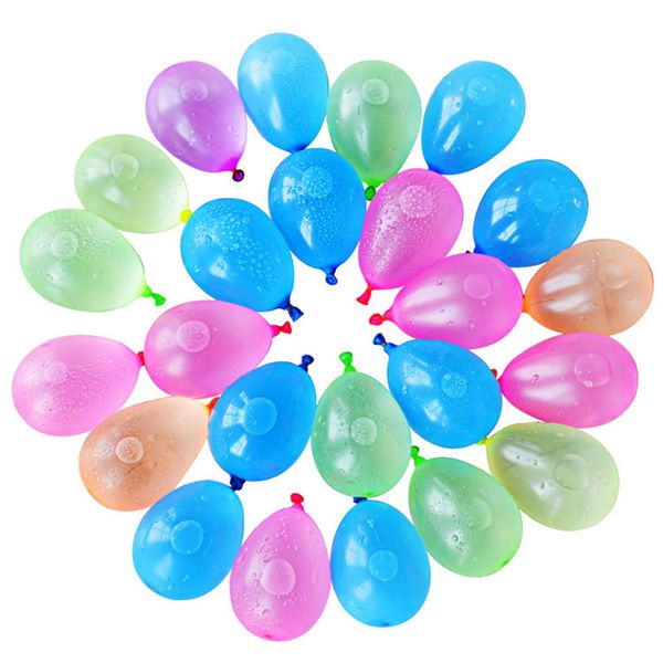 

2018 latex water balloon ball 111pc et water bomb pump rapid injection ummer beach game water inflatable prinking ballon ty096