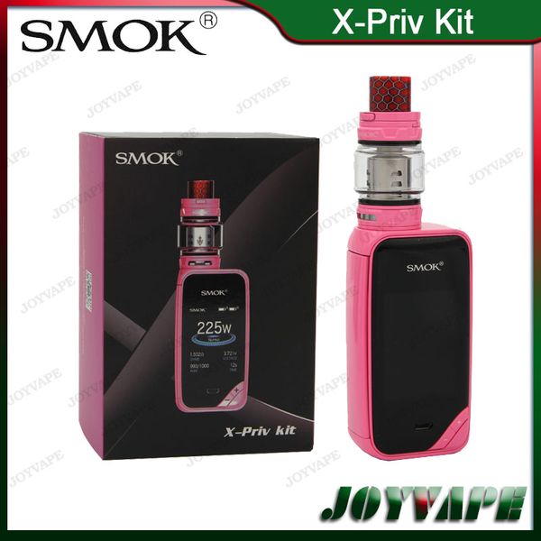 

SMOK X-PRIV Kit 225 Вт 8 мл с TFV12 Принц Танк X PRIV Весь экран со стеклянным внешним видом 2,0-дюймовый экран HD 100% оригинал