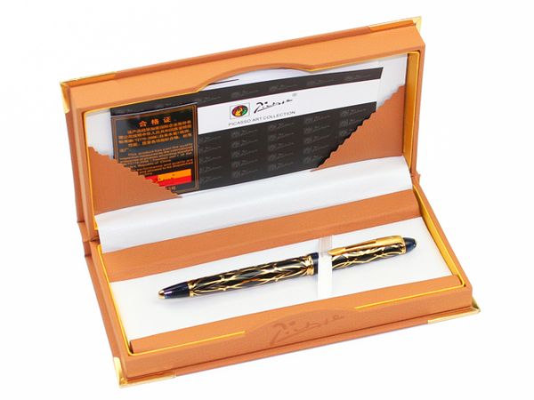 

pimio 901 paris exotica luxury gold iridium fountain pen with 0.5mm nib metal ink pens writing office gift ing