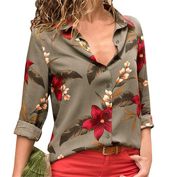

womens and blouses casual cuffed long sleeve v-neck button up striped shirt feminine blouse blusa femenina, White