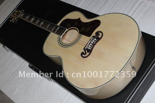 

wholesale new arrival cream-colored sj200 acoustic guitar ing