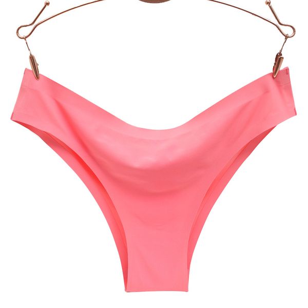 

2017 promotion thong women untra thin seamless panties g string women's briefs calcinha lingerie tanga thong for women, Black;pink