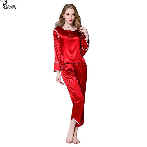 

ms silk long sleeve pants pajama set silk home service pajamas set, Blue;gray