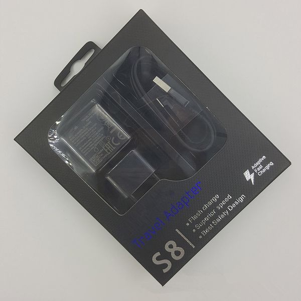 

2 in 1 adaptive fa t charger 9v rapid charging 1 2m type c cable eu u plug u b home wall quick travel adapter kit for am ung 7 8 9