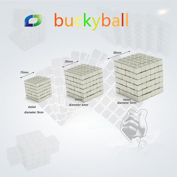 Sets Bucky Ball Silver Magic Magnetic Bucky Cubes Square Magnets