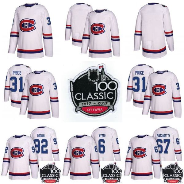 

2018 Montreal Canadiens 100th Classic Jersey 11 Brendan Gallagher 6 Shea Weber 31 Carey Price 27 Alex Galchenyuk Hockey Jerseys Cheap