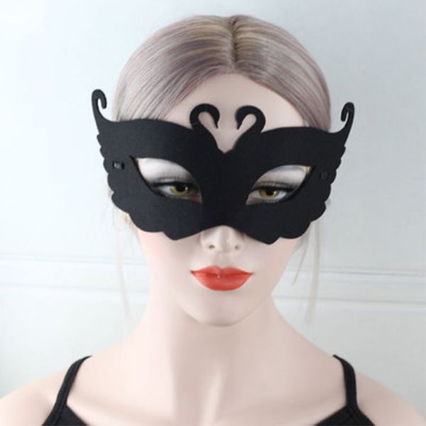 

12pcs masquerade mask swan decor venetian mask mardi gras half face for halloween party
