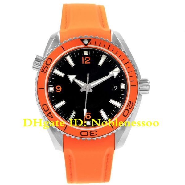 

4 style luxury watch planet ocean co-axial 600m 42mm orange 232.32.42.21.01.001 asia 2813 movement automatic mens watch watches, Slivery;brown