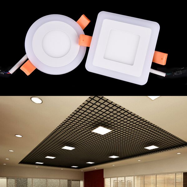New 6w Led Ceiling Recessed Panel Light Painel Lamp Decoration 3 3