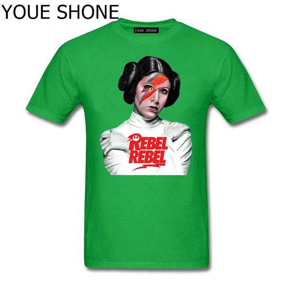 

new fashion t shirt yoda darth vader tshirt camiseta david bowie jedi t-shirt man casual leia rebel t shirt hiphop tee pullover cotton, White;black