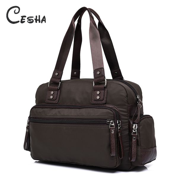 

durable waterproof nylon travel bag fashion vintage style luggage multi-pockets travel duffle for women men