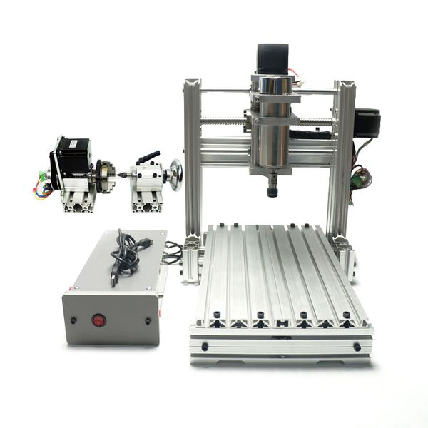 

diy cnc 3020 metal 3 axis 4 axis mini wood 2030 cnc engraving machine milling lathe