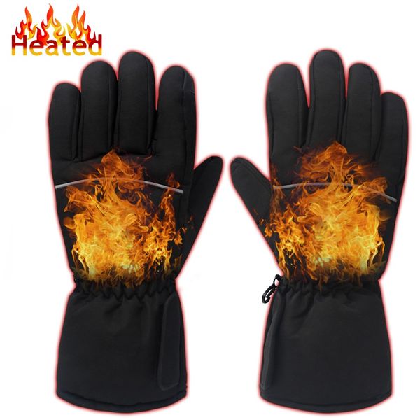 

touchscreen texting rechargeable battery heated gloves cycling waterproof winter warm thermal gloves ,hand warmer (3.7v