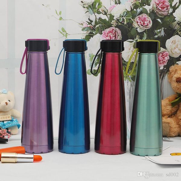 

stainless steel lift rope mug portable sport vacuum cup heat preservation originality water bottle fashion anti scald 24rs jj
