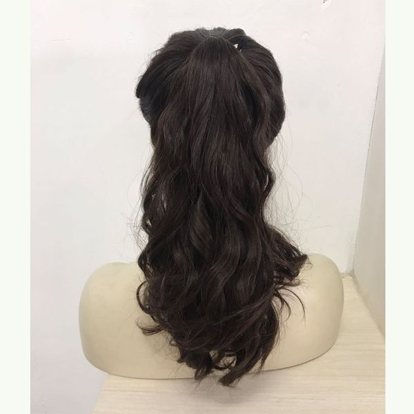 

Wonder wig 100 european virgin hair port bandfall pony wig unproce hair ko her wig hipping