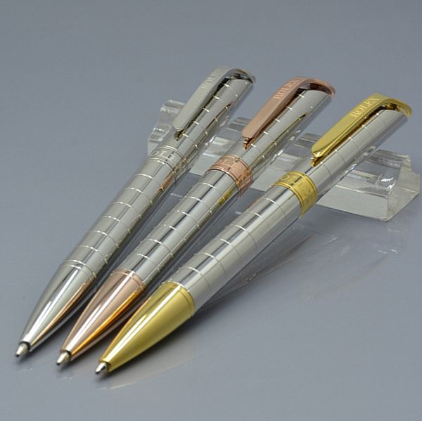 

Luxury R-O-X brand cute ballpoint pen stationery office school supplies metal resin blue refill write ball pens for best birthday gift