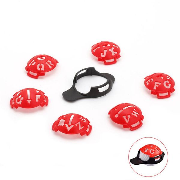 

6-in-1 golf ball line liner marker template drawing alignment marks sign tool golf accessories