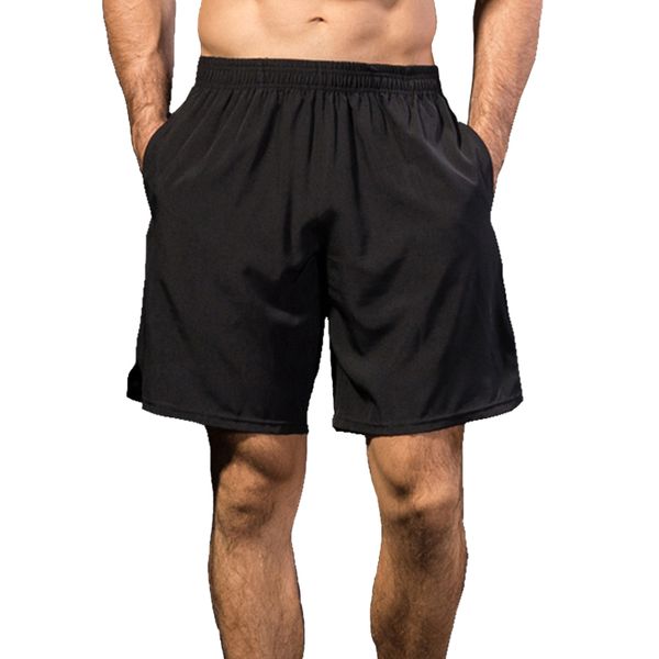 

2019 mens running shorts training short pants fitness quick dry gym short trousers training active trunks gym fitness shorts men, Black;blue