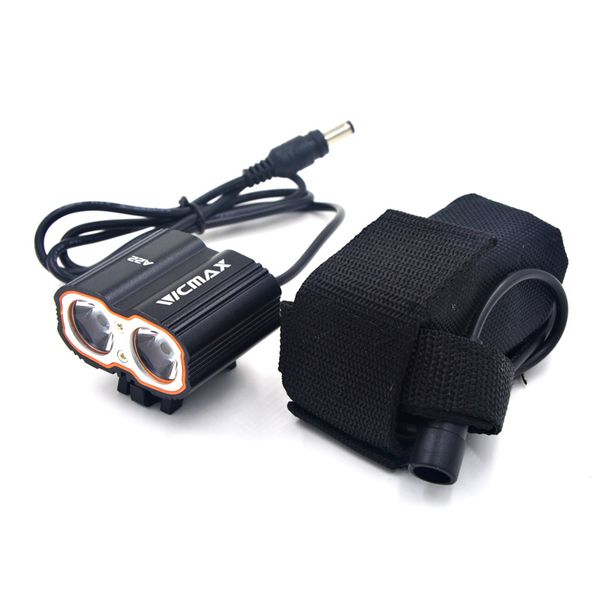 

new led bicycle light xm-l t6 led bike light lamp front headlight lamp + 8.4v 18650 battery pack + charger