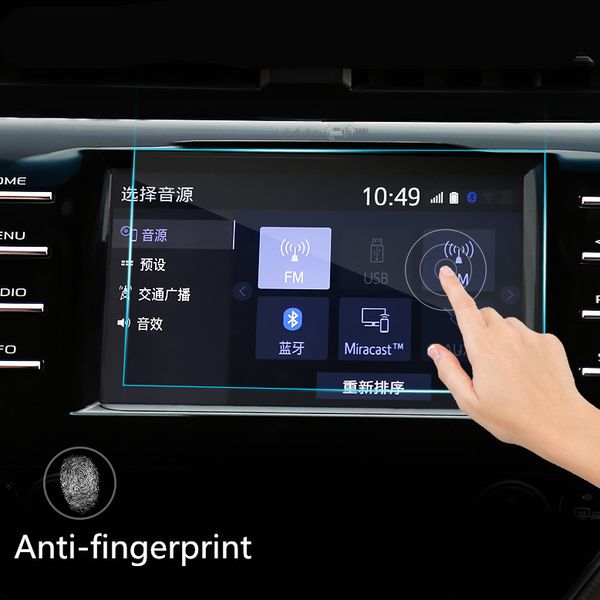 Carro GPS Tela de vidro temperado Protector Fit For Toyota Camry 2018