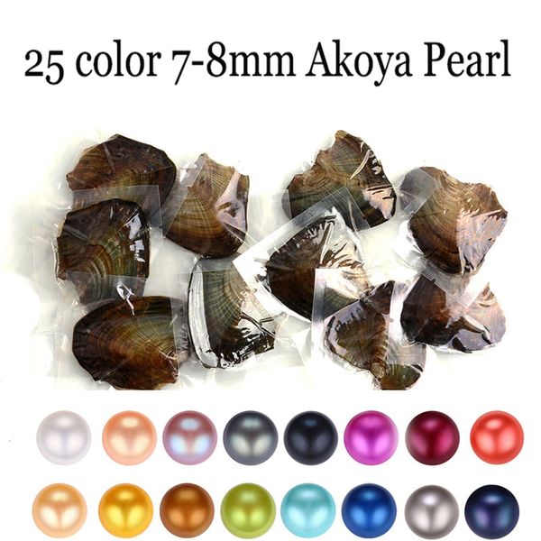 

Оптовая Akoya Pearl Oyster 2018 новый Круглый 7-8 мм Цвета пресноводные природные Культивиро