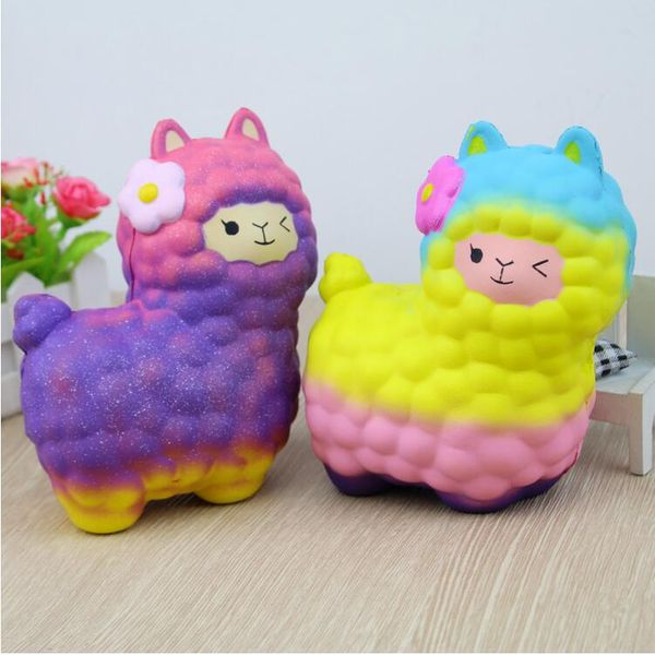 

squishy alpaca toys pu fidget toy jumbo decor sheep slow rising toy dyt 003