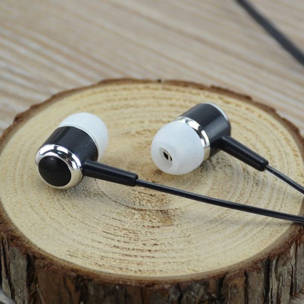 

100pcs dhl earphone 3.5mm in-ear earphone crystal line fashion headset fit mp3