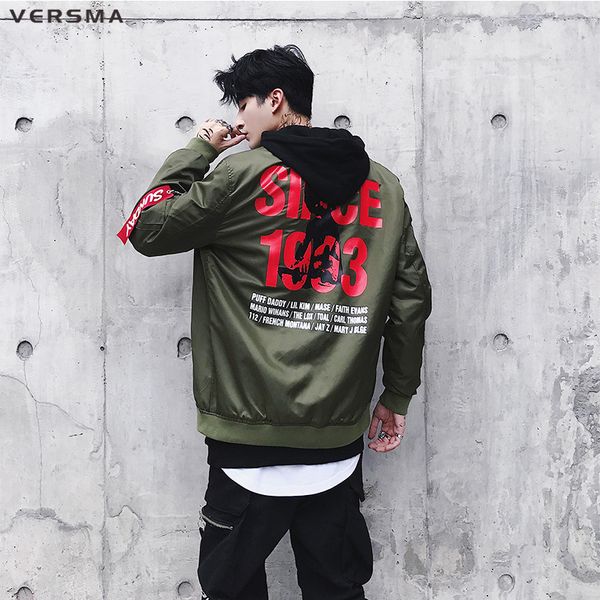 

versma 2018 korean harajuku ulzzang hip hop male biker jacket coat autumn streetwear bomber jacket men windbreaker dropshipping, Black;brown