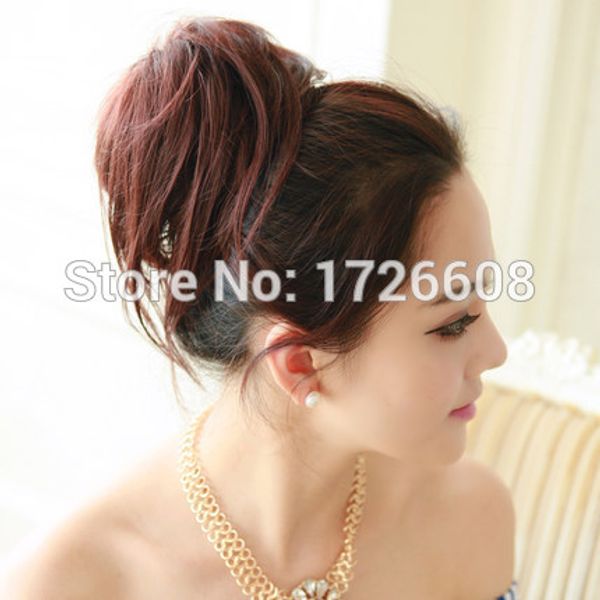 Large Synthetic Hair Chignon For Beauty Women New Natural Long Bun