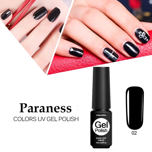 

paraness shining lucky enamel permanent nail gel paint 7ml soak off led uv gel nail polish professional hybrid art, Red;pink