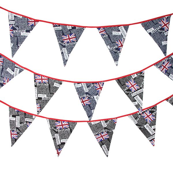2019 New 3 5m Bigger Flags Canvas Fabric Bunting Personality