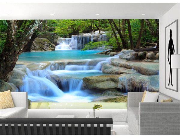 3d Large Fresco Living Room Tv Background Wall Video Wall