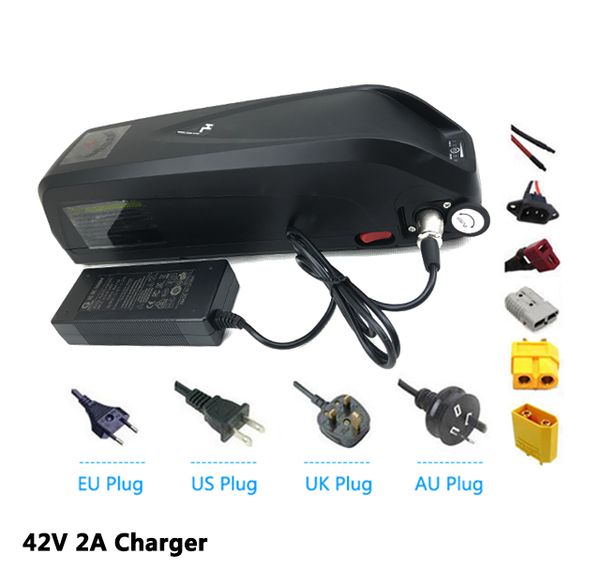 

eu us au no tax new hailong 52v 14ah ebike battery with usb 14s 51.8v li-ion battery for 1000w 1200w motor