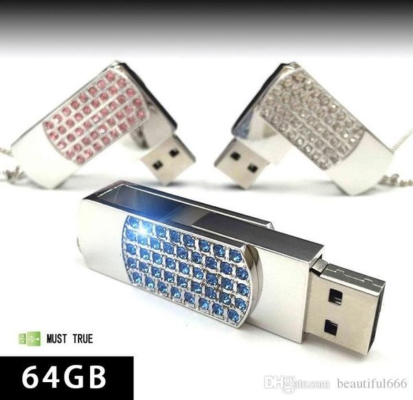 

100% real capacity fashion 32gb~128gb gem usb flash memory u disk flash drive( 4 colors