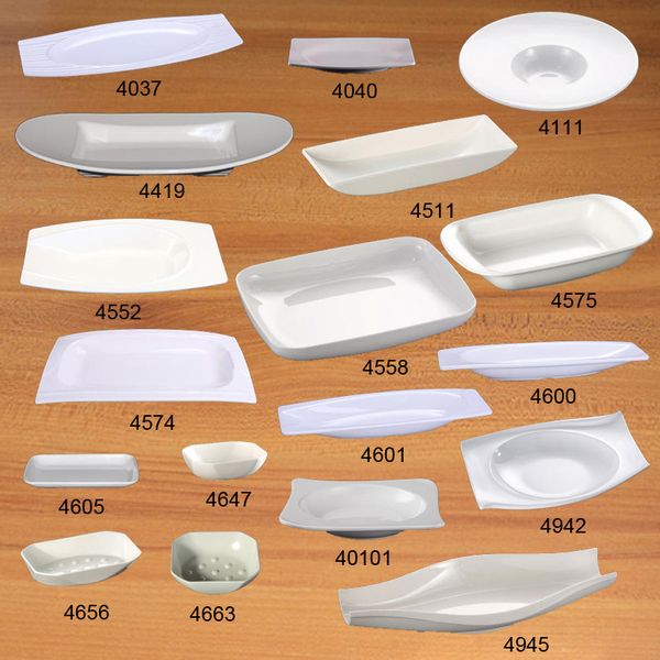 

melamine dinnerware dinner plate rectangle deep plate western restaurant soup plate a5 melamine dishes melamine tableware