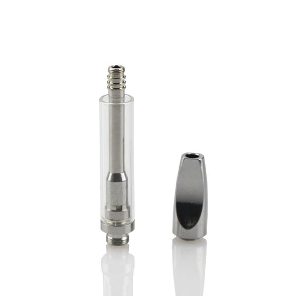 

Pyrex glass cartridge CE3 atomizer vaporizer pen cartridges dual cotton coil for thick oil fit slim preheat battery