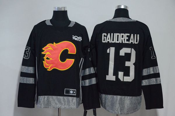 calgary flames jersey black