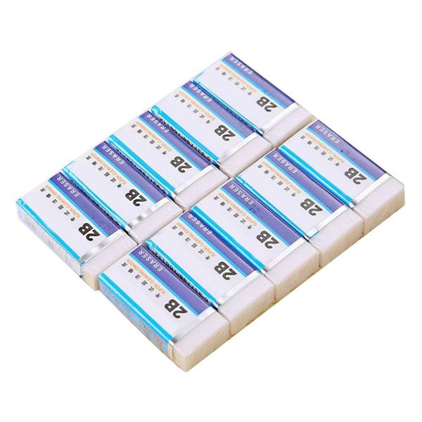 

10pcs 2b pencils eraser advanced sketch drawing eraser rubber eraser-art drawing artist student stationery school supplies