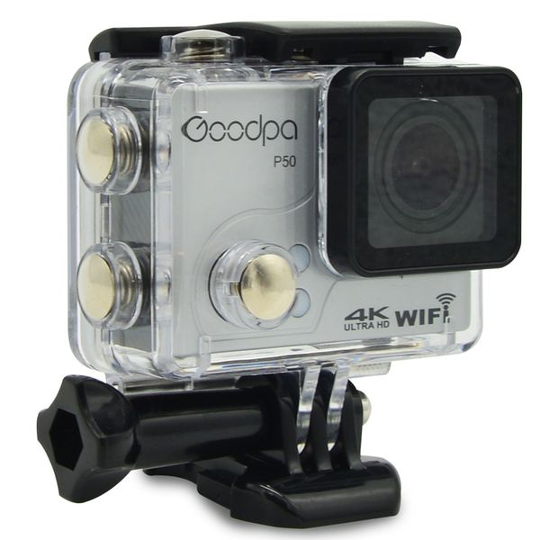 Goodpa P50 Ultra HD 4k 30fps 2.7k 30fps Fotocamera sportiva impermeabile WIFI telecomando limite movimento DV 32G SD card regalo