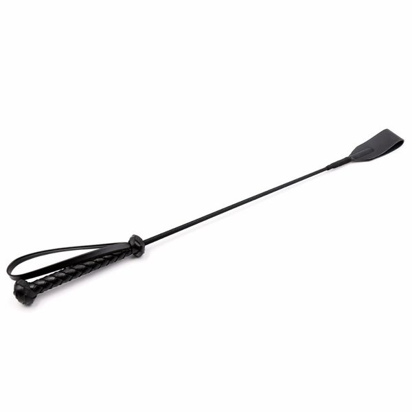 

61cm stick rod whip toy spanking flog strap wand slap sm lash women flap for slave fetish beat game couple leather men y18100 tfom