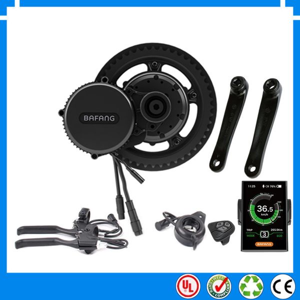 

Новый Bafang BBS02B 48 В 750 Вт Ebike Motor C18 ЖК-дисплей Bafang среднего привода EBike комплекты для п