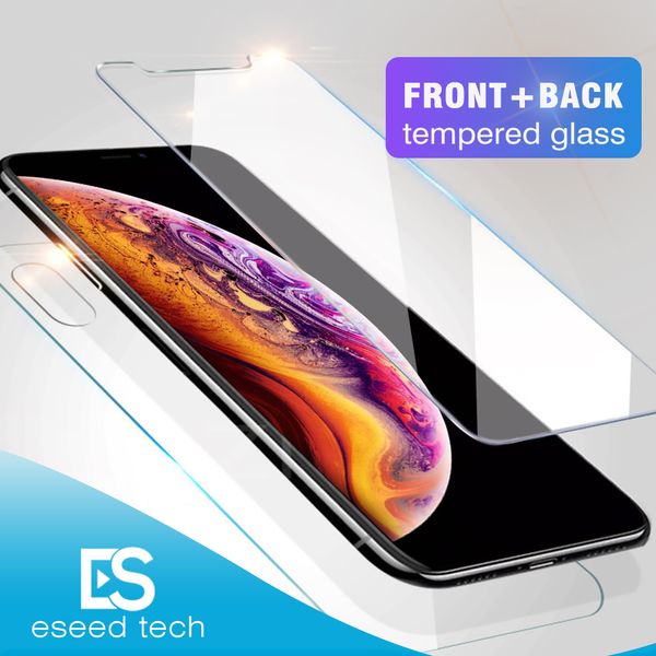 Vorder- und Rückseite aus gehärtetem Cambo-Glas für das neue iPhone XR XS Max X Displayschutzfolie 0 26 mm 2 5 Tage 9 Stunden bruchsicher mit Verpackung