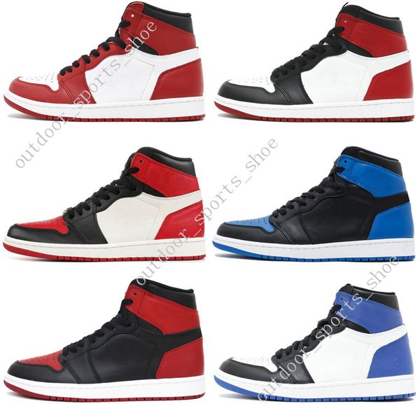 

1s mid og 1 3 mens basketball shoes homage to home banned bred toe black white chicago royal blue unc shadow men sport sneakers outdoor
