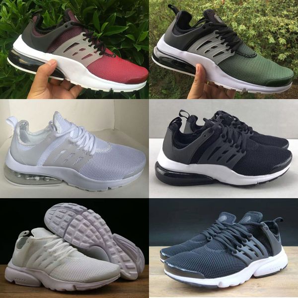 

2018 PRESTO Breathe Black Red Men Спортивная обувь Кроссовки Кроссовки Спортивная обувь для ход